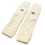  Callaway вязаный гетры белый с изнанки флис акрил 100% женский Golf одежда Callaway( прекрасный товар )|40%OFF цена 