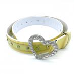 [ прекрасный товар ] viva Heart верх тип ремень желтый стразы Heart чай оборудован возможно женский Golf одежда VIVA HEART