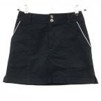  Jun and Rope юбка темно-синий × белый чай оборудован возможно внутри сторона ina- брюки женский S Golf одежда JUN&ROPE