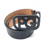 [ прекрасный товар ] Pearly Gates верх тип ремень темно-синий вмятина выпуклость Logo Logo пряжка женский Golf одежда PEARLY GATES