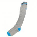 [ не использовался товар ]rosa-sen колено гольфы серый × голубой линия Logo .... женский Golf одежда Rosasen|10%OFF цена 