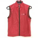  Munsingwear одежда внешний лучший розовый × серый с высоким воротником Logo .... необычность материалы переключатель женский M Golf одежда Munsingwear