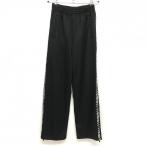  Descente брюки чёрный × серый талия резина мужской M Golf одежда DESCENTE