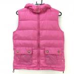 23 район спорт 2WAY жилет розовый легкий капот съемный down 90% женский Golf одежда 23 район ( прекрасный товар )|SALE цена 