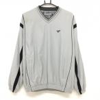 ショッピングツアーステージ ツアーステージ スニード グレー×黒 Vネック 裏起毛 蓄熱  メンズ L ゴルフウェア TOURSTAGE