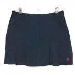  Admiral юбка темно-синий кромка плиссировать женский L Golf одежда Admiral