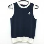  Callaway лучший темно-синий × белый Bear нашивка женский S Golf одежда Callaway( прекрасный товар )