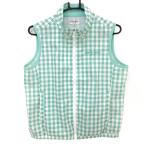  Marie Claire внешний лучший mint green × белый в клетку общий рисунок шея draw код женский M Golf одежда marie claire( прекрасный товар )