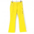  Le Coq вельвет брюки желтый стрейч Корея модель женский 7 Golf одежда le coq sportif