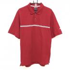 [ прекрасный товар ] Adidas рубашка-поло с коротким рукавом красный рукав Logo ..... изначальный линия мужской O/XG Golf одежда adidas