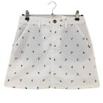  Adidas юбка белый × темно-синий общий рисунок женский M/M Golf одежда adidas