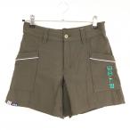  filler Golf юбка-брюки юбка хаки .... стрейч талия часть резина женский M Golf одежда FILA GOLF( прекрасный товар )