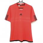 [ очень красивый товар ] Adidas футболка orange тканый ткань Logo принт рукав 3 линия мужской Golf одежда adidas