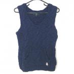  Callaway вязаный лучший темно-синий Bear нашивка женский M Golf одежда Callaway( прекрасный товар )