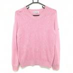  черный and белый свитер розовый V шея передняя сторона diamond плетеный женский M Golf одежда Black&White( очень красивый товар )