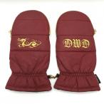 [ очень красивый товар ] Dance With Dragon перчатки рукавица перчатка бордо × Gold палец . карман женский Golf одежда Dance With Dragon