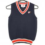  тормозные колодки ba колено вязаный лучший темно-синий × красный V шея Logo .... женский 0(S) Golf одежда MASTER BUNNY EDITION