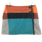  Le Coq юбка чёрный × голубой боа подкладка наматывать юбка способ женский 13 Golf одежда le coq sportif