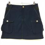  Heal Creek юбка темно-синий золотой кнопка женский 42(L) Golf одежда Heal Creek