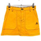  Le Coq юбка orange × темно-синий Logo .... стежок женский 9 Golf одежда le coq sportif( прекрасный товар )