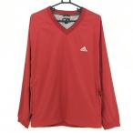  Adidas s need красный V шея подкладка сетка обе боковой Zip карман блузон мужской L/G Golf одежда adidas