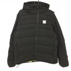 [ прекрасный товар ] russell no2WAY пуховик чёрный капот Logo внутри сторона общий рисунок ru коричневый маска рукав съемный мужской 6(XL) Golf одежда RUSSELUNO