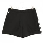  Puma юбка-брюки юбка чёрный × белый задний Logo нашивка женский M Golf одежда PUMA