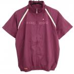 [ прекрасный товар ] Le Coq короткий рукав жакет лиловый Logo .... мужской L Golf одежда le coq sportif|SALE цена 