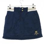  Callaway с хлопком двусторонний юбка темно-синий × белый обратная сторона общий рисунок женский S Golf одежда Callaway