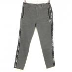  тормозные колодки ba колено × Batman брюки серый × чёрный боковой Logo шерсть . таблица мельчайший ворсистый женский 00(XS) Golf одежда MASTER BUNNY EDITION