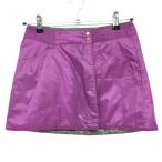  Nike Golf с хлопком двусторонний юбка лиловый обратная сторона серый DRI-FIT женский 0 Golf одежда NIKE( очень красивый товар )