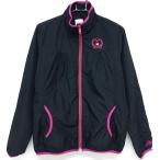 [ прекрасный товар ] filler Golf с хлопком жакет чёрный × розовый Logo .... женский L Golf одежда FILA GOLF