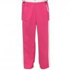  Le Coq брюки розовый × белый боковой сетка Logo .... кромка draw код женский S Golf одежда le coq sportif( прекрасный товар )
