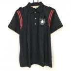  viva Heart рубашка-поло с коротким рукавом чёрный × розовый Skull .... мужской 48(M) Golf одежда VIVA HEART|SALE цена 