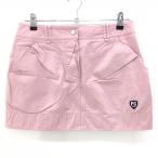 [ прекрасный товар ] Pearly Gates юбка дымчатый розовый Корея модель Logo .... женский 1(M) Golf одежда PEARLY GATES