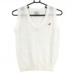 [ очень красивый товар ] Paradiso вязаный лучший белый Logo розовый V шея женский M Golf одежда Paradiso