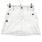  Le Coq юбка белый × темно-синий стежок Logo .... женский 7 Golf одежда le coq sportif|SALE цена 