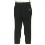 Jack ba колено брюки чёрный простой Logo .... стрейч женский 0(S) Golf одежда Jack Bunny