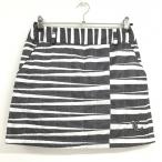 [ прекрасный товар ] Callaway с хлопком юбка темно-серый × белый окантовка style талия полоса женский S Golf одежда Callaway