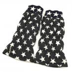 [ прекрасный товар ] Pearly Gates гетры чёрный × белый звезда рисунок Star подкладка флис женский Golf одежда PEARLY GATES