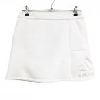 アディダススカート白ビッグロゴダン...