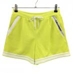[ очень красивый товар ] Callaway шорты желтый × белый кромка линия карман . Logo стрейч женский S Golf одежда Callaway