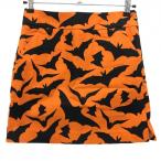 ラウドマウススカートオレンジ×黒コ...