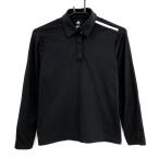  Adidas рубашка-поло с длинным рукавом чёрный A обратная сторона мельчайший ворсистый DIZERO женский S/P Golf одежда adidas