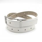 [ прекрасный товар ] Descente верх тип ремень белый серебряный пряжка женский Golf одежда DESCENTE|SALE цена 