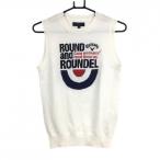  Callaway вязаный лучший белый × чёрный шерсть . женский M Golf одежда Callaway