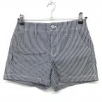  Jack ba колено шорты темно-синий × белый полоса Hickory женский 0(S) Golf одежда Jack Bunny( прекрасный товар )|SALE цена 