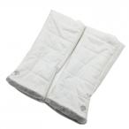  Descente Golf с хлопком гетры белый × серый передняя сторона с хлопком средний рисовое поле Британия . женский Golf одежда DESCENTE|SALE цена "