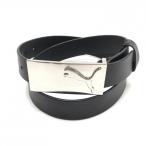 [ прекрасный товар ] Puma верх тип ремень чёрный серебряный пряжка женский Golf одежда PUMA|SALE цена 