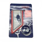 [ не использовался товар ] Beams Golf карман монета маркер (габарит) белый × темно-синий магнит Golf BEAMS GOLF